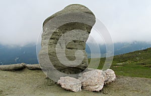 Bucegi Mountains in centralÂ Romania with unusual rock formations SphinxÂ andÂ Babele.